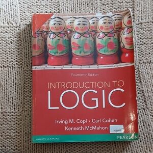 Pearson Introduction to Logic Textbook with Red and Green Cover